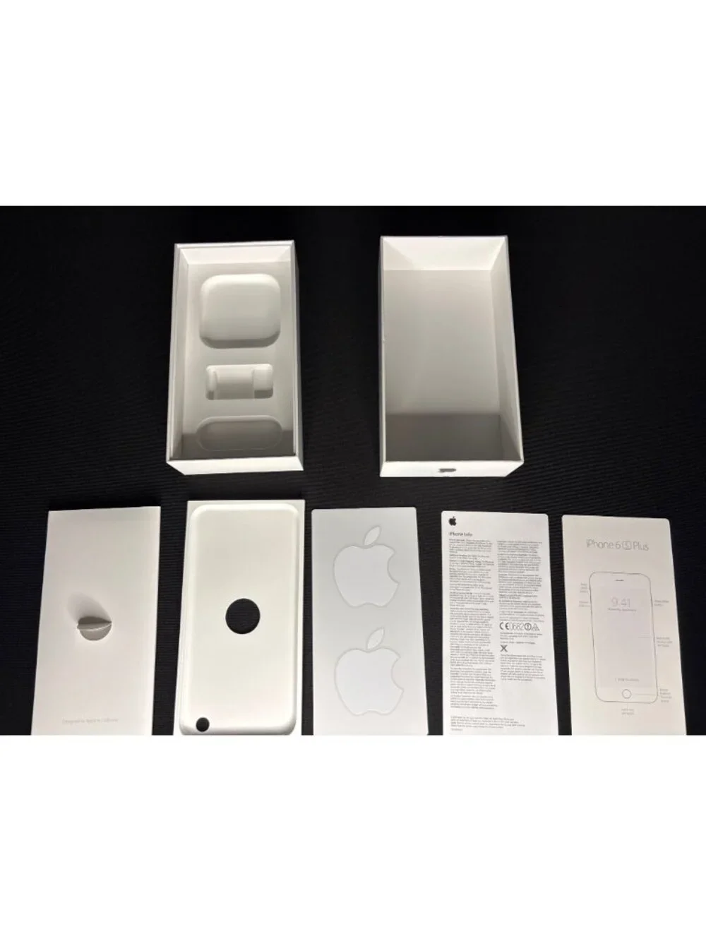 Apple iPhone 6s Plus Box With Inserts 64GB Space Gray Model A1687 Empty Box Only